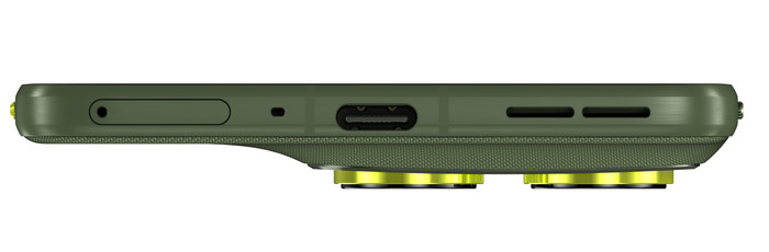 Motorola Edge 70 512GB Groen 5G onderkant