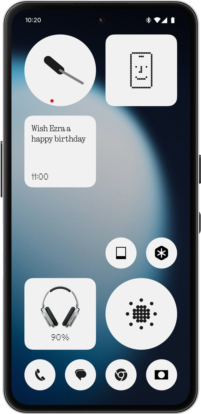 Nothing Phone 3(a) Lite 128GB White 5G front