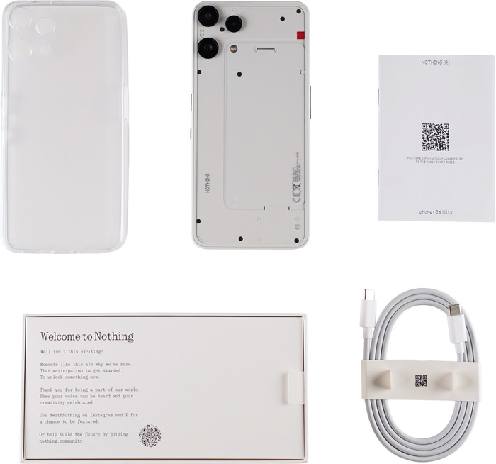 Nothing Phone 3(a) Lite 128GB White 5G accessory