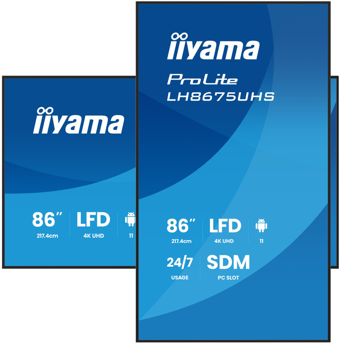 iiyama ProLite LH8675UHS-B2AG voorkant