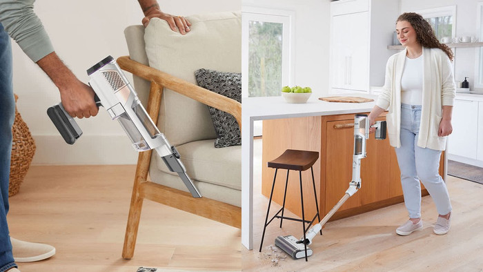 Shark Detect Clean & Empty IW3612EU product in use