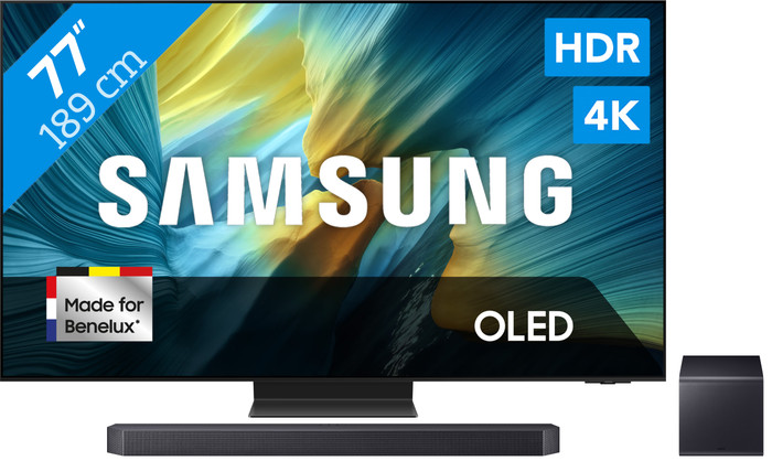 Samsung 77 inches OLED S95F 4K (2025) + Samsung HW-Q990F (2025) Main Image