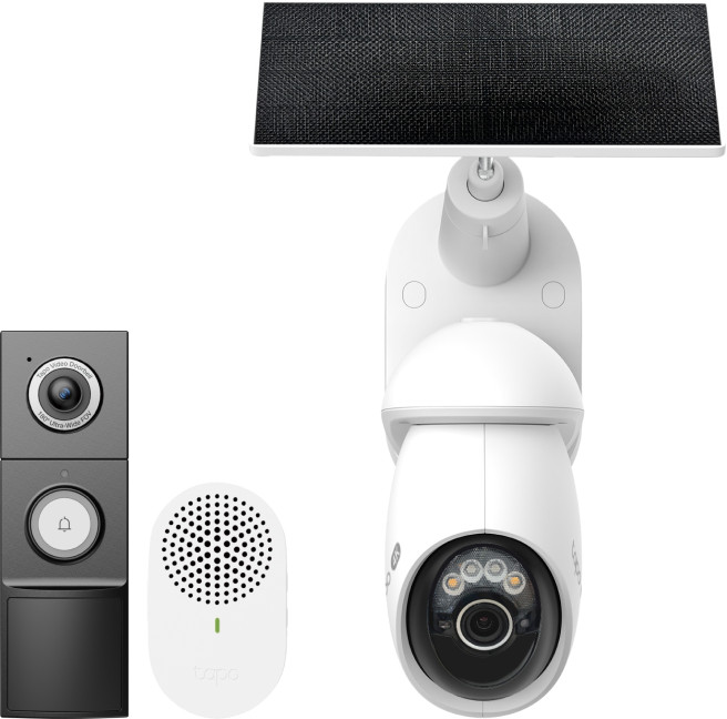 TP-Link Tapo C660 Solar Kit + D235 Smart Battery & Wired Doorbell Main Image