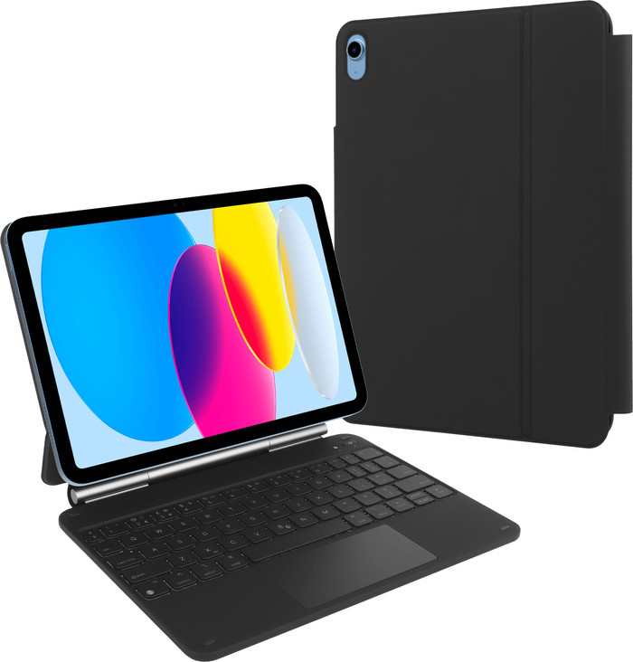 BlueBuilt Apple iPad (2025/2022) 11 inch Toetsenbord Hoes QWERTY Zwart Main Image
