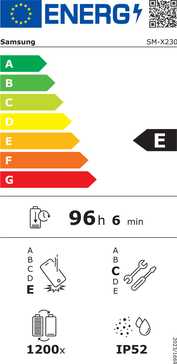 Samsung Galaxy Tab A11 Plus 11 inch 128GB Wifi Zilver + Basis accessoirepakket energielabel