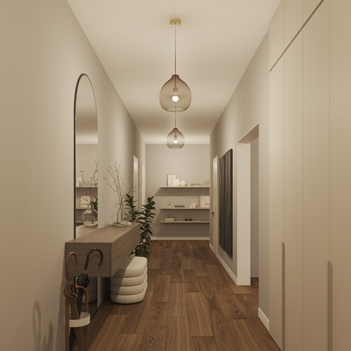 Philips Hue Devote Ceiling Lamp - White and Color - Round - White - Medium product in use