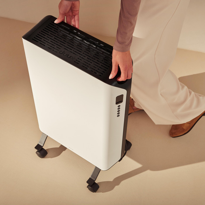 Duux Edge Olie Radiator 2000W Wit product in gebruik