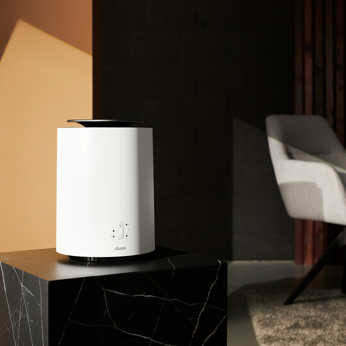 Duux Threesixty 2 Smart Heater Wit product in gebruik