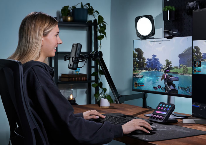 Elgato Key Light Neo Black product in gebruik