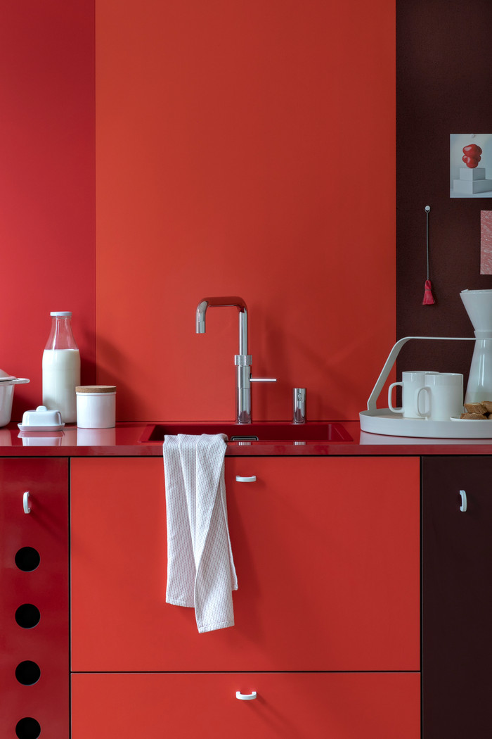 Quooker COMBI+ + Quooker Fusion Square Chroom product in gebruik