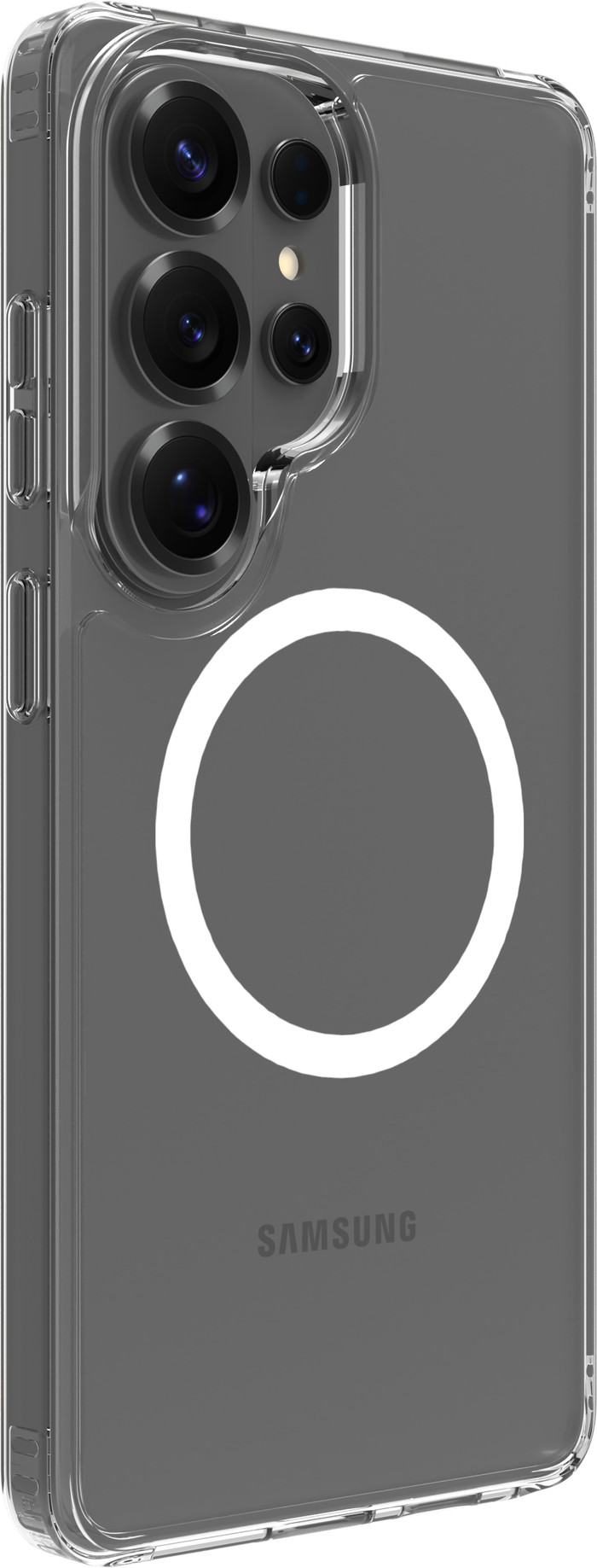 BlueBuilt Protective Back Cover with Magnet Galaxy S26 Ultra Transparent right side