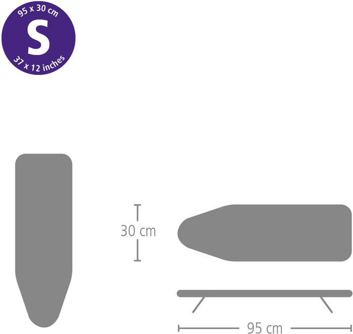 Brabantia Tafelstrijkplank S 95 x 30 cm Morning Breeze visual leverancier