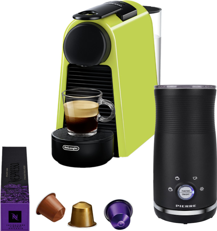 De'Longhi Nespresso Essenza Mini EN85.L + Pierre Milk Frother Main Image