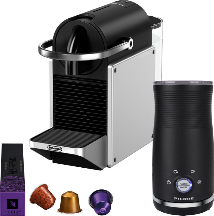 De'Longhi Nespresso Pixie EN127.S + Pierre Melkopschuimer Main Image