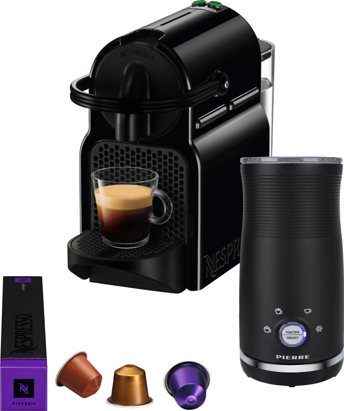 De'Longhi Nespresso Inissia EN80.B + Pierre Melkopschuimer Main Image