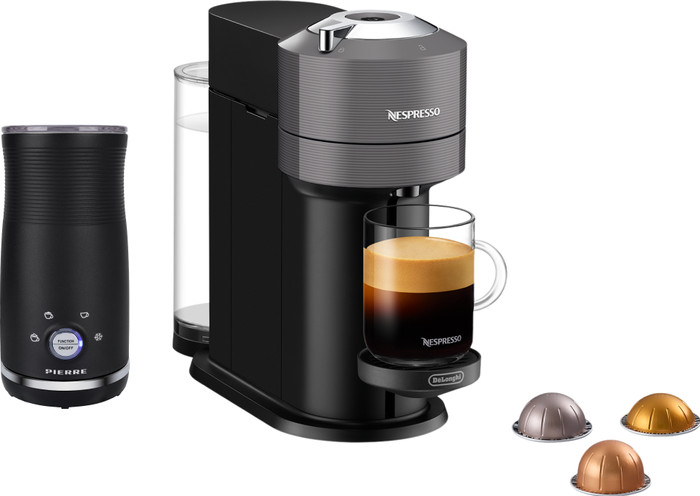 De'Longhi Nespresso Vertuo Next ENV120.GY + Pierre Melkopschuimer Main Image