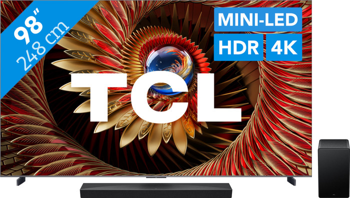 TCL 98 inches QD Mini-LED C81K 4K (2025) + TCL Q65H Main Image