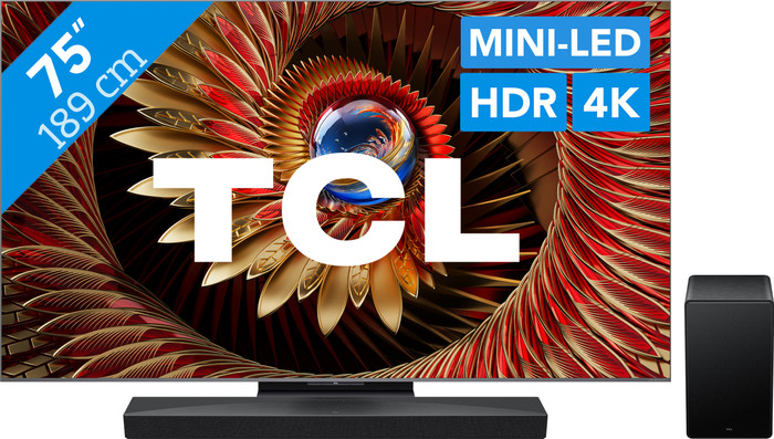 TCL 75" QD Mini-led C81K 4K (2025) + TCL Q65H Main Image