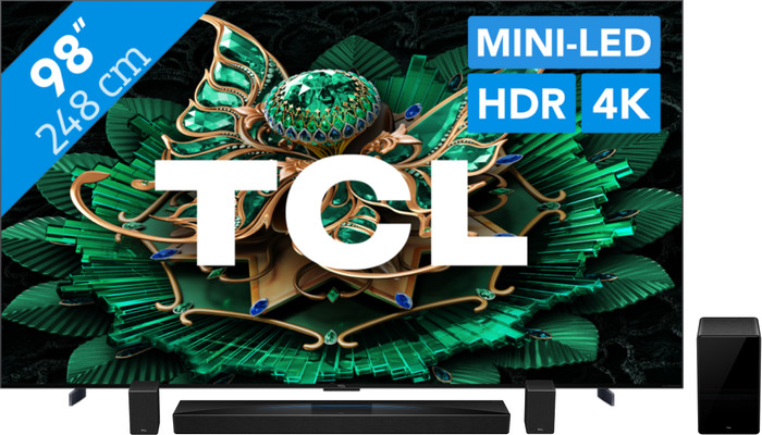 TCL 98 inches QD Mini-LED C71K 4K (2025) + TCL Q85H PRO Main Image