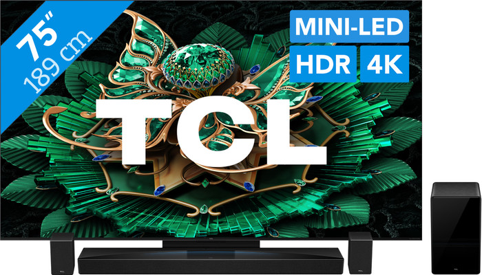 TCL 75" QD Mini-led C71K 4K (2025) + TCL Q85H PRO Main Image