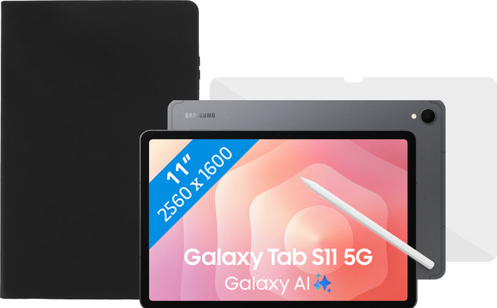 Samsung Galaxy Tab S11 11 inch 128GB Wifi en 5G Grijs + Beschermpakket Main Image