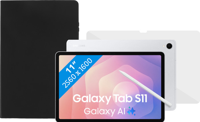 Samsung Galaxy Tab S11 11 inch 128GB Wifi Zilver + Beschermpakket Main Image