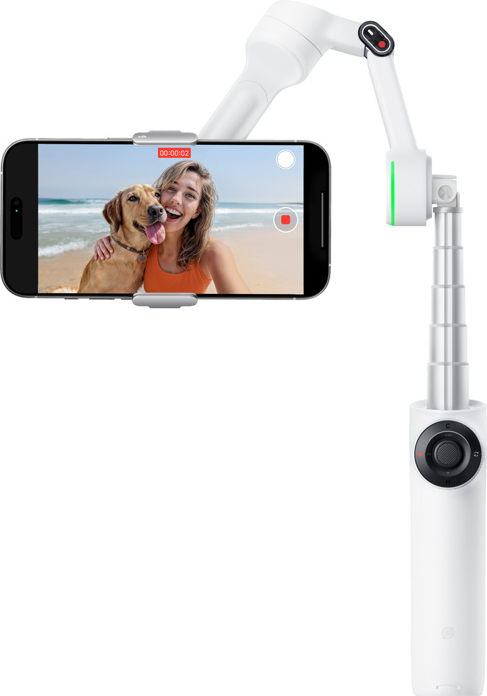 Insta360 Flow 2 Pro Creator Bundel Summit White voorkant