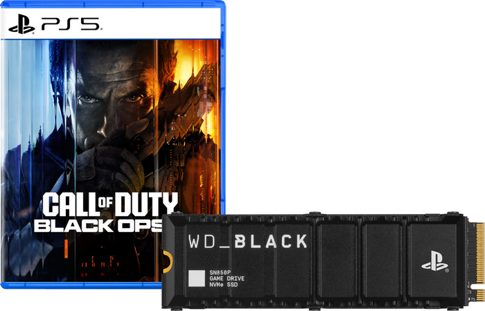 Call of Duty Black Ops 7 PS5  + WD_BLACK SN850P 4TB Heatsink Main Image