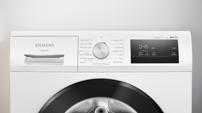 Siemens WM14N07CNL smartFinish detail