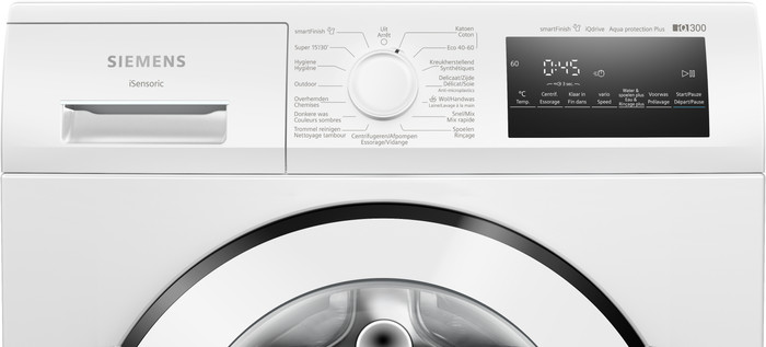 Siemens WM14N27XFG smartFinish detail