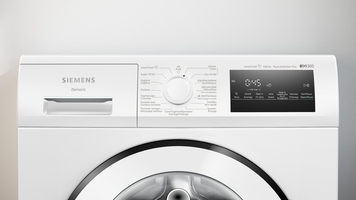 Siemens WM14N27XFG smartFinish detail