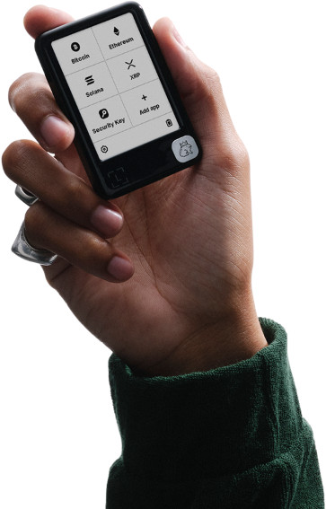 Ledger Nano Gen 5 including Recovery Key - Black product in use