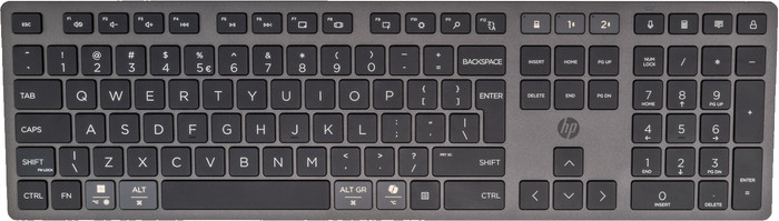 HP 720 Dual-Mode Wireless Keyboard Black QWERTY Main Image