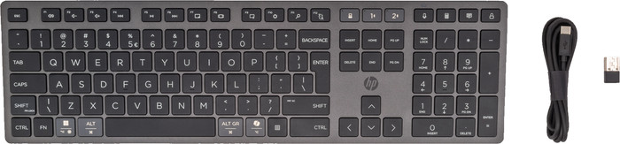 HP 720 Dual-Mode Wireless Keyboard Black QWERTY accessory