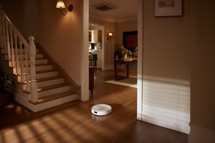 Roborock QR 598 White product in gebruik