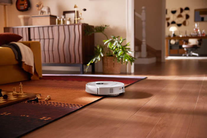 Roborock QR 598 White product in gebruik