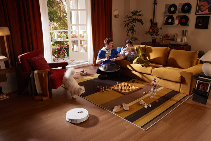 Roborock QR 598 White product in gebruik