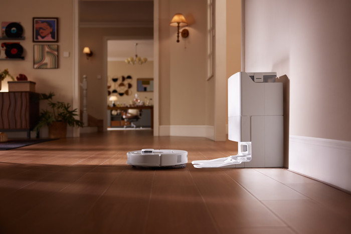 Roborock QR 598 White product in gebruik