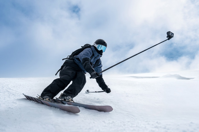 DJI Osmo Action 6 Adventure Combo product in gebruik