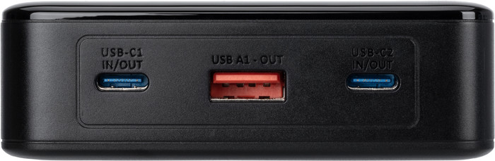 BlueBuilt Power Bank 27,000mAh with Fast Charging Black front