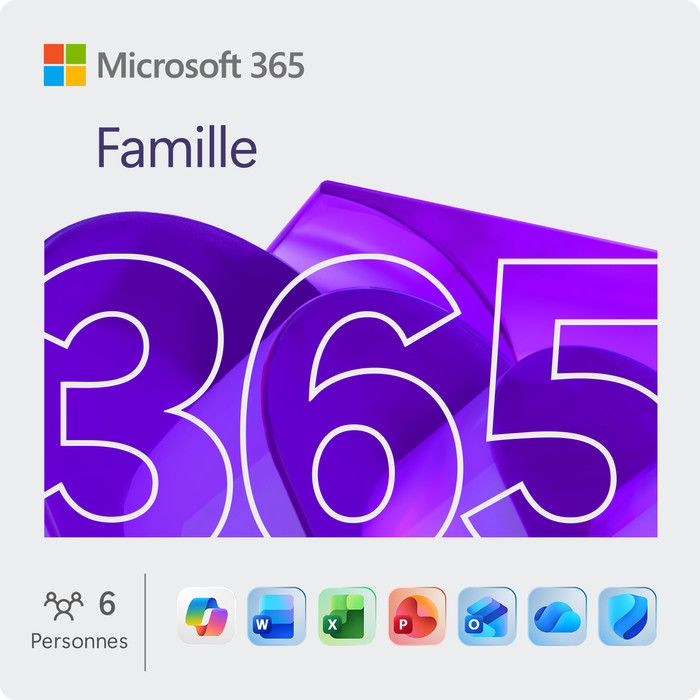 Microsoft 365 Family FR Subscription 1 Year Main Image
