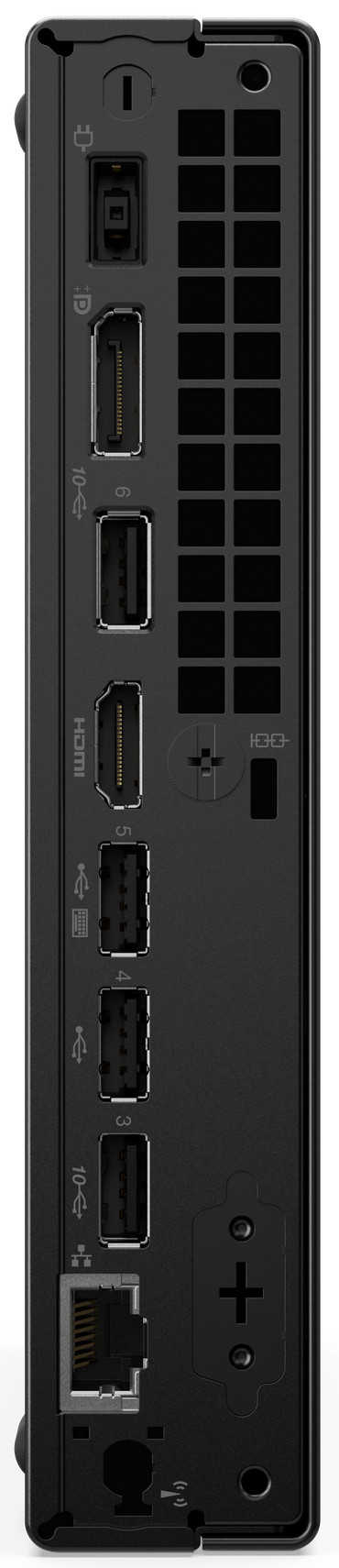 Lenovo ThinkCentre neo 50q Gen 5 - 13B9007TMB achterkant