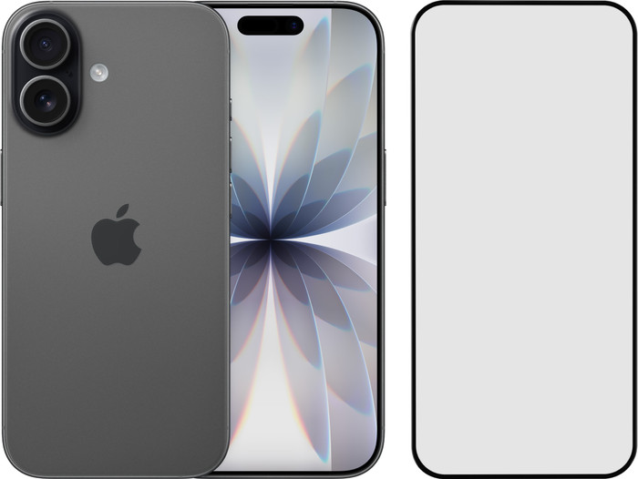Apple iPhone 17 256GB Zwart + BlueBuilt Screenprotector Glas Main Image