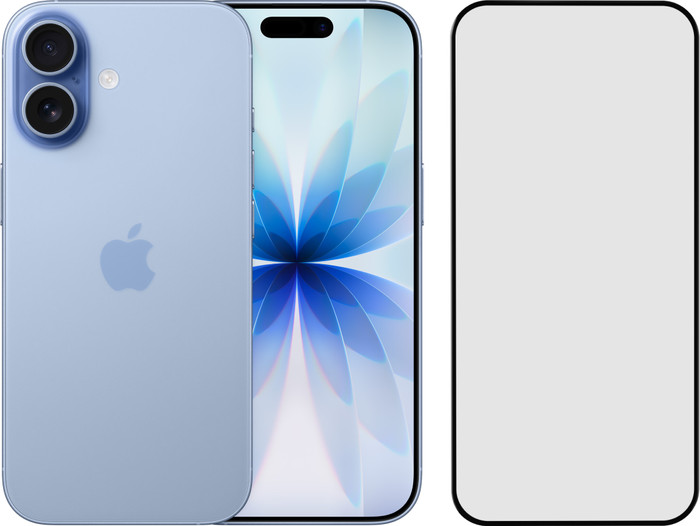 Apple iPhone 17 512GB Blauw + BlueBuilt Screenprotector Glas Main Image