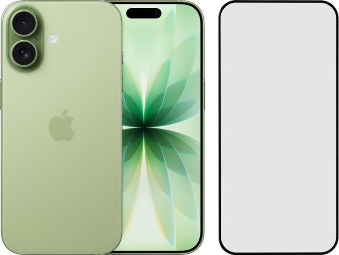 Apple iPhone 17 256GB Groen + BlueBuilt Screenprotector Glas Main Image