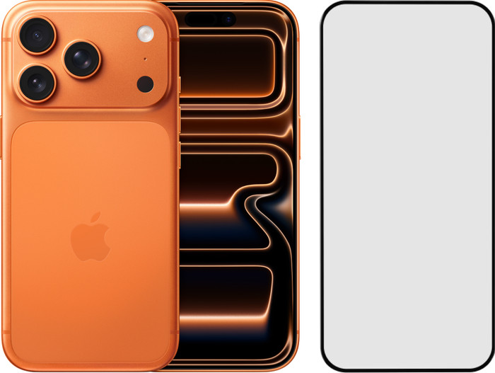 Apple iPhone 17 Pro 256GB Orange + BlueBuilt Screen Protector Glass Main Image