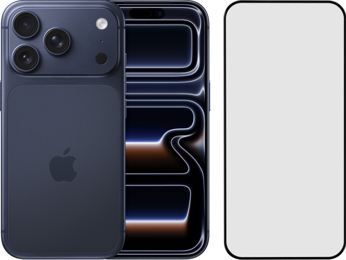 Apple iPhone 17 Pro 512GB Blauw + BlueBuilt Screenprotector Glas Main Image
