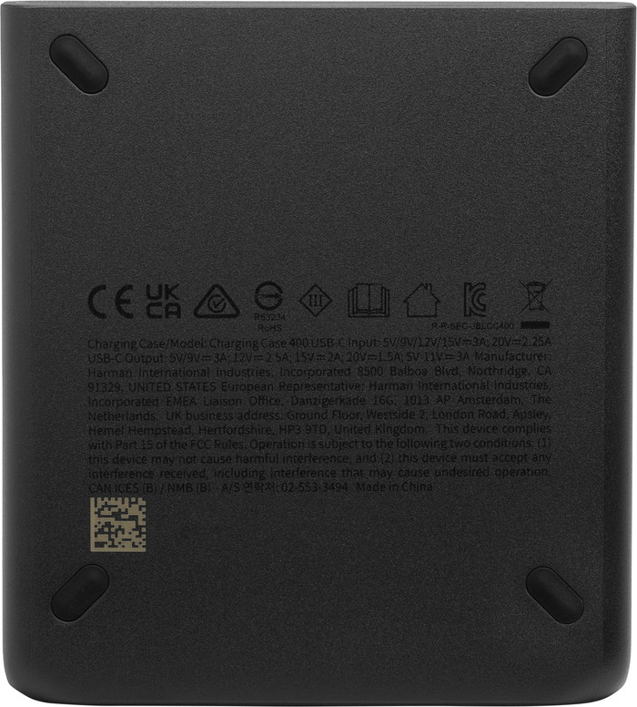 JBL Charging Case 400 onderkant