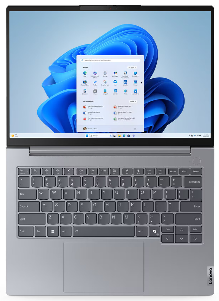 Lenovo ThinkBook 14 G7 ARP - 21MV00FKMH QWERTY top