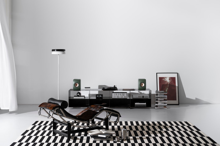 KEF LS50 META (per paar) Groen product in gebruik